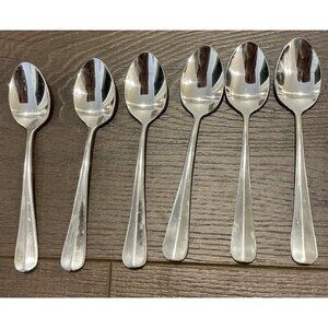 Stanley Rogers Baguette‎ Dessert Spoons Spoon 18/10 Set Of 6 Korea Stainless